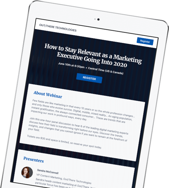 Host Modern Webinars